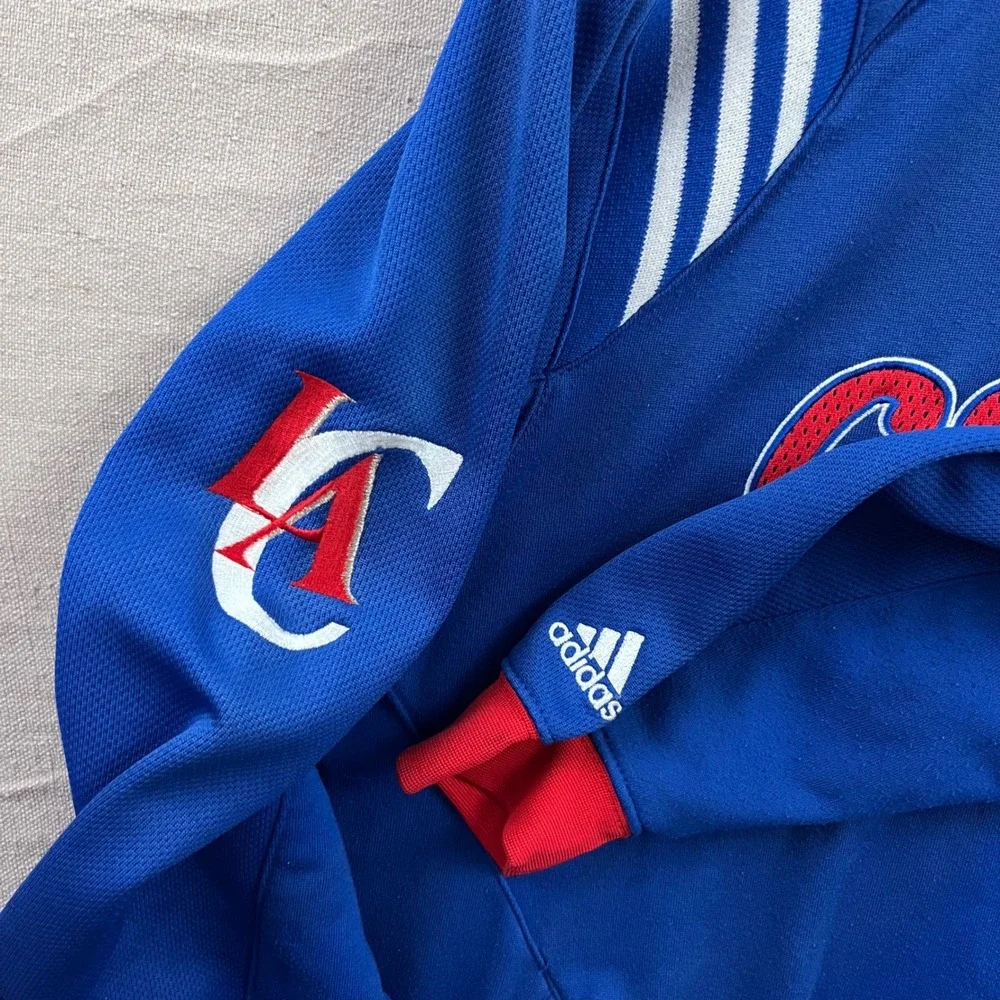 Adidas Los Angeles Clippers NBA Hoodie Blue Red Mens Large 2013‎ G91515